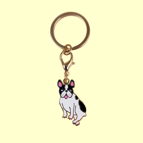 Bulldog Key ring / Pet tag