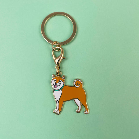 Shiba Key ring / Pet tag