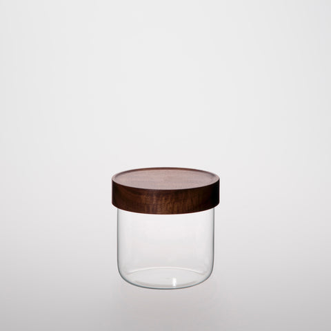 Glass Storage Jar with Taiwan Acacia Lid