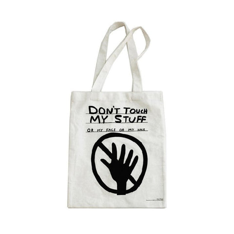 David Shrigley – Don't Touch My Stuff Tote