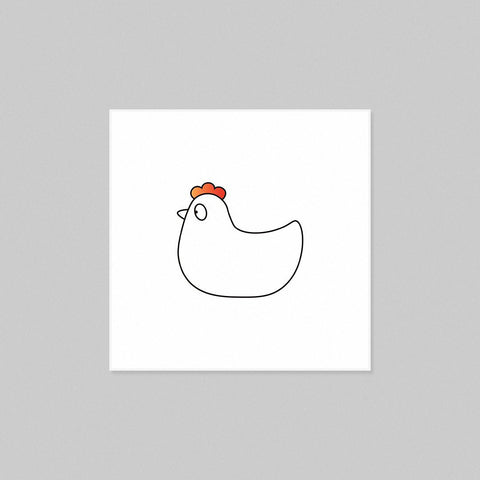 postcard / chicken series (3/set)
